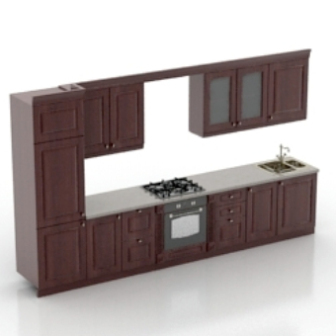Modern Kitchen Cabinet Free Dmax Model Preview D Model  C B Download Link