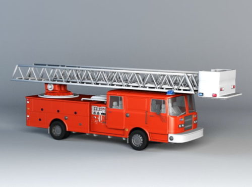 Red Fire Truck Vehicle