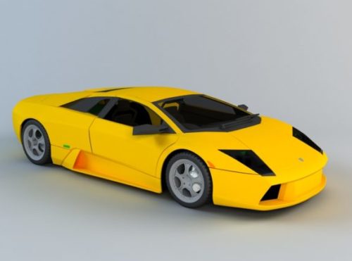 Yellow Lamborghini Aventador