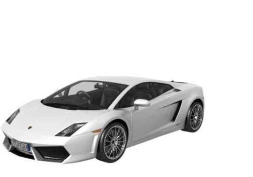 White Lamborghini Gallardo Roadster