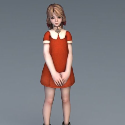 Teen Dress Girl Character