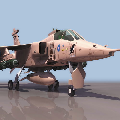 Sepecat Jaguar Strike Military Aircraft