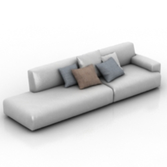 White Couch Sofa