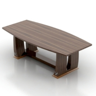 Highpoly Wooden Table