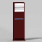 Red Cabinet-type Air Conditioner Indoor Unit