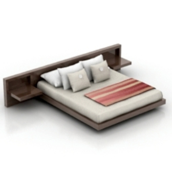 Group Wood Bed Double