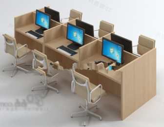Office Desk with Computer