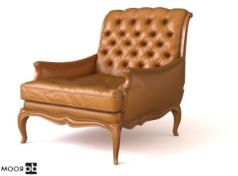 European Leather Armchair