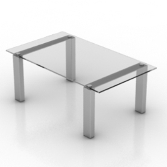 Transparent High Coffee Table