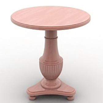 Quaint Wooden Round Table