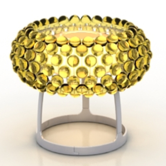 Golden Small Table Lamp