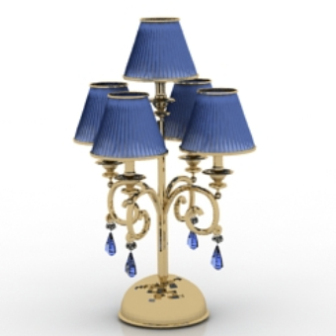 Blue Fine Hotel Lamp
