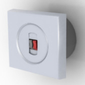 White Electrical Switch