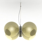 Double Wall Sconce Light 3d Max