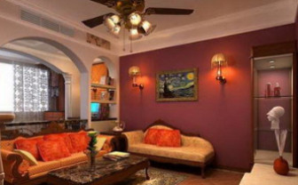 Red Living Room Design