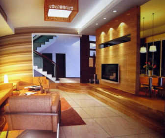 Warm And Stylish Living Room