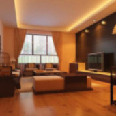 Chinese Modern Minimalist Living Room