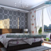 Simple Ceiling Windows Bedroom
