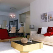 Modern Simple And Nice Living Room