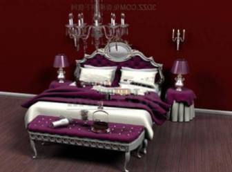 Purple Noble Bed