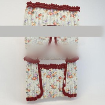 Girl Flower Curtain