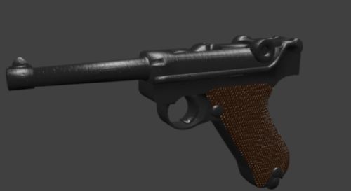 Ww2 Luger P08 Gun