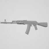 Ak-47 High Poly