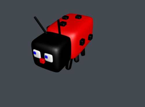 Ladybug Insert Cartoon Character