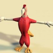 Cartoon Character Rooster