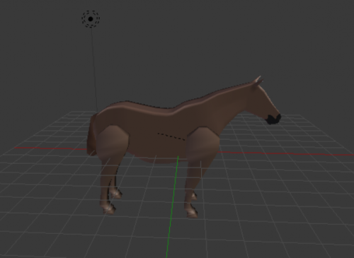 Low Poly Horse Free 3D Model - .Fbx - 123Free3DModels