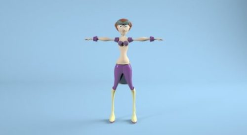 Dancer Cartoon Character