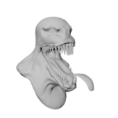 Venom Head Sculpt