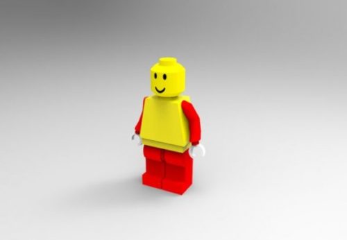 Lego 3D Model .Fbx, .Ma, .Obj - 123Free3DModels
