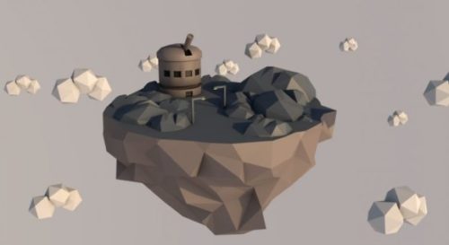 Lowpoly Observatory Island