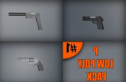 Pistol Low Poly Pack #1