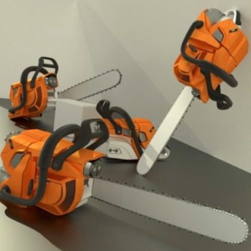 Chainsaw High Poly Version