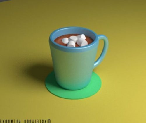 Chocolate Drink With Mini Marshmallows
