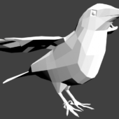 Low Poly Raven