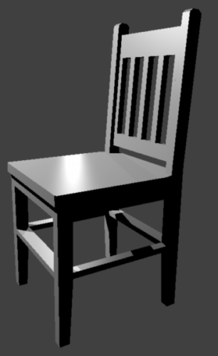 Simple Low-poly Chair