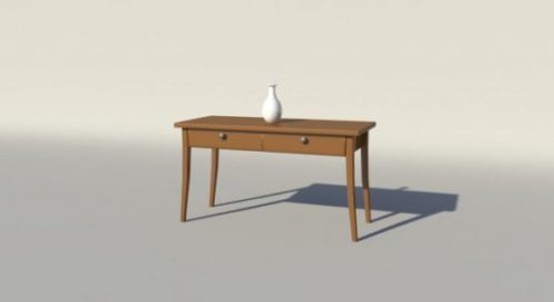 Table With Vase