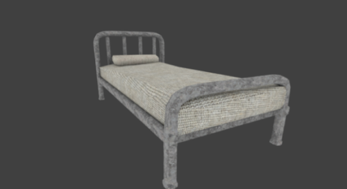 Old Metal Bed