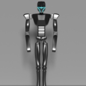 Futuristic Humanoid Cyborg
