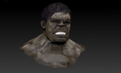 Hulk Face Sculpt