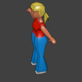 Low Poly Girl