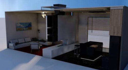 Kitchen & Livingroom