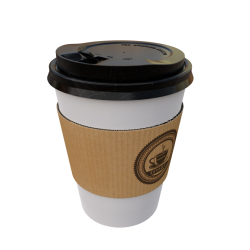 Coffee Cup 3D Model - .3ds, .Dae, .Obj - 123Free3DModels