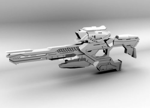 Sci Fi Sniper Gun