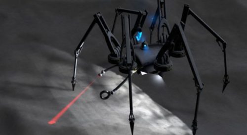 Six Legged Robo Spider (rigged)