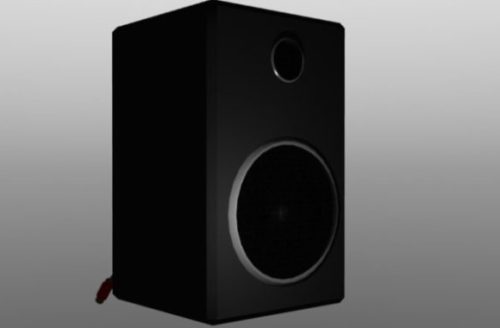 Speaker 3D Model - .Fbx, .Obj - 123Free3DModels