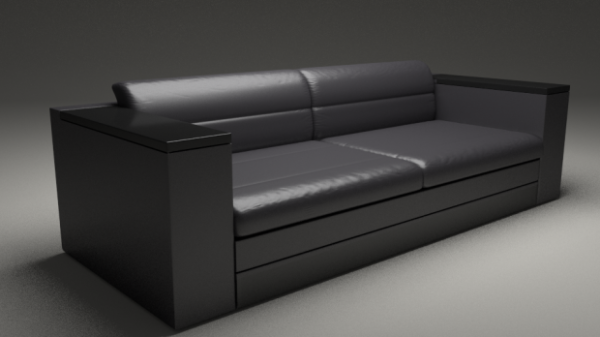 Realistic Modern Sofa